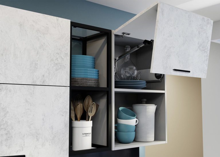 Кухня Модус Цемент светлый Aventos SV-Мебель