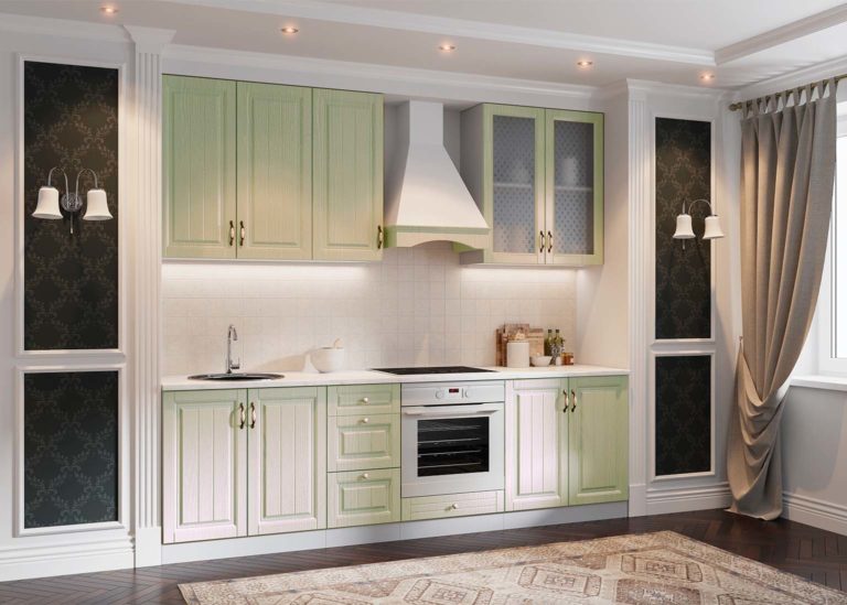 Кухня Прованс Фисташковый структурный SV-Мебель