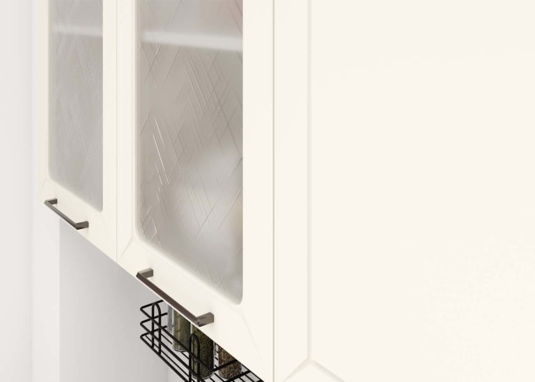 Кухня Вектор Базальт / Магнолия стекло SV-Мебель