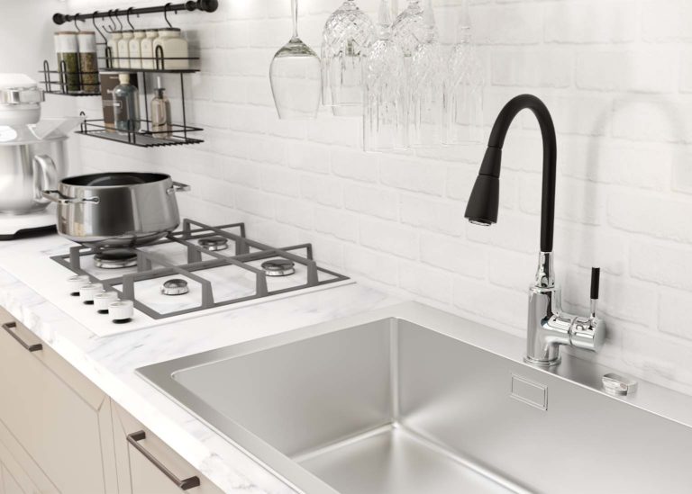 Кухня Вектор Базальт / Магнолия SV-Мебель