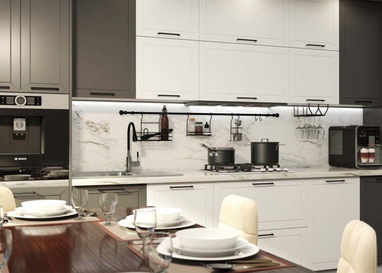 Кухня Вектор Графит / Бланж SV-Мебель