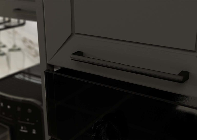 Кухня Вектор Графит / Бланж ручака SV-Мебель