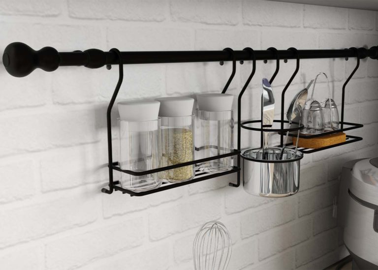 Кухня Вектор Графит / Бланж аксессуары SV-Мебель