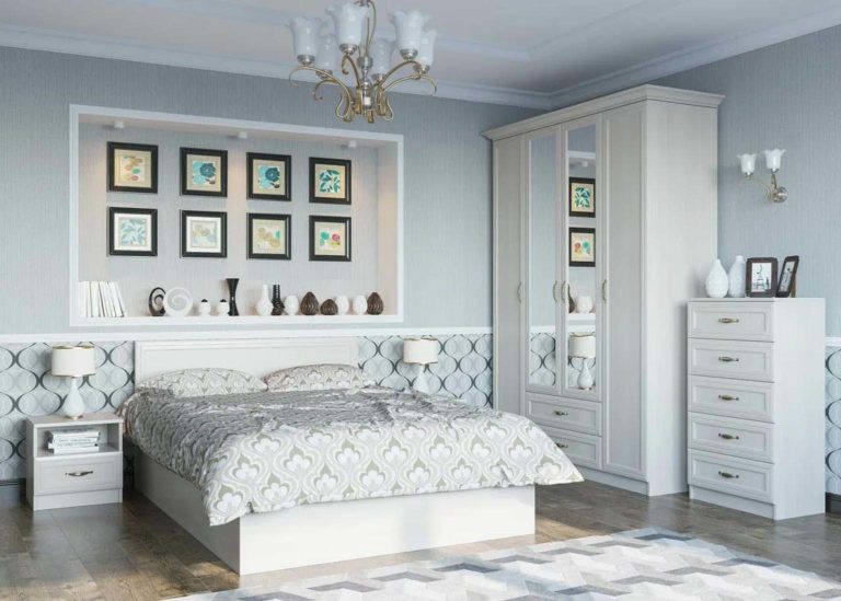 Вега Спальня Сосна Карелия SV-Мебель