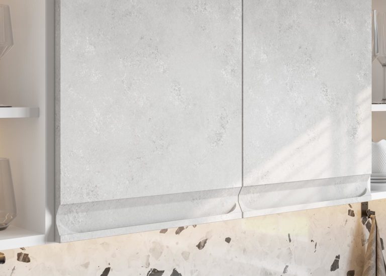 Кухонный гарнитур Вельвет Фасад Бетон Снежный SV-Мебель