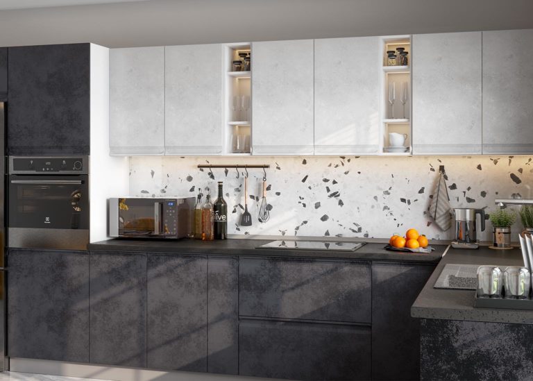 Модульная кухня Вельвет Кухонный гарнитур SV-Мебель 4