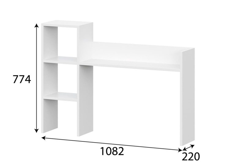 Надстройка на стол «Анри» Белый размер SV-Мебель Крым
