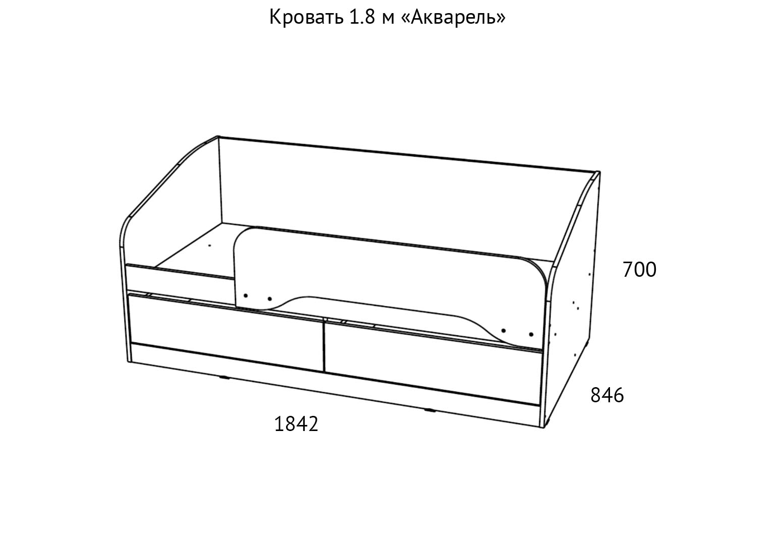 Кровать номер 1 св мебель