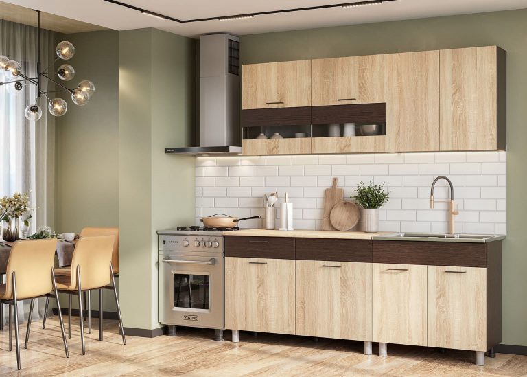 Кухня Босфор 2 м Венге Дуб Сонома SV-Мебель