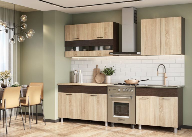 Кухня Босфор 2 м Венге Дуб Сонома SV-Мебель