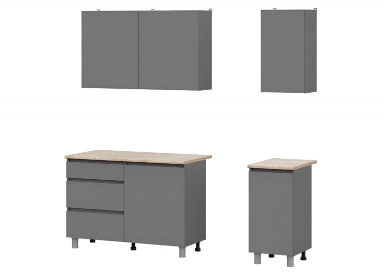 Кухня «Денвер» 1.6 м Графит SV-Мебель