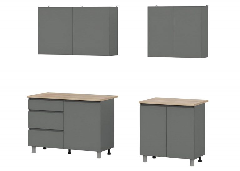 Кухня «Денвер» 2 м Графит SV-Мебель