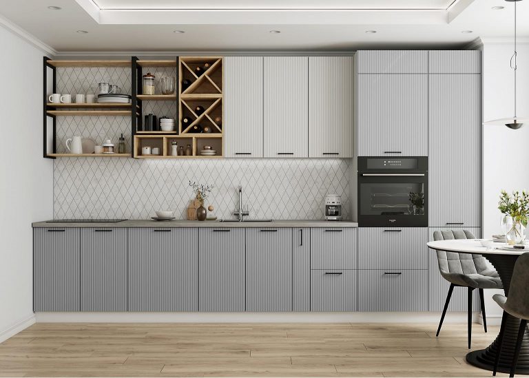 Модульная Кухня Фенис МДФ 3Д Маус Айс ДСВ Парк Мебели