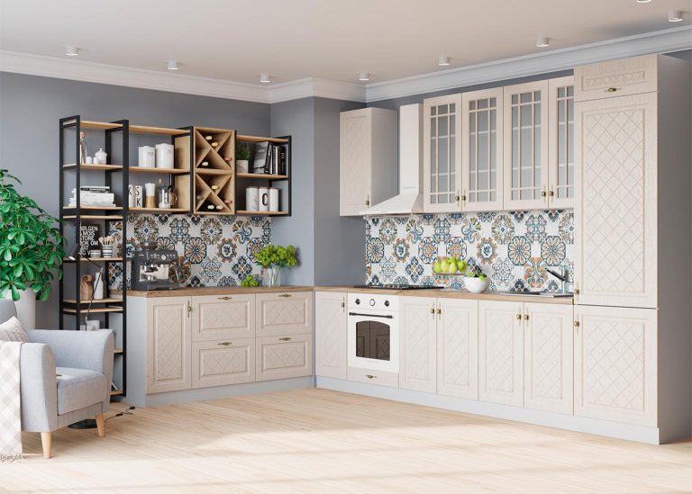 Модульная Кухня Гранд МДФ Крем ДСВ Парк Мебели