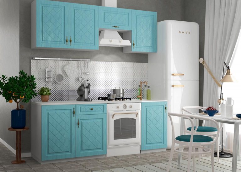 Модульная Кухня Гранд МДФ Зелёный ДСВ Парк Мебели