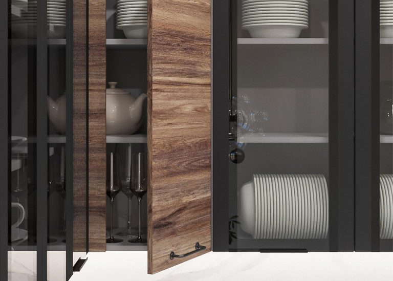 Модульная Кухня Лофт МДФ Дуб бурый ДСВ Парк Мебели