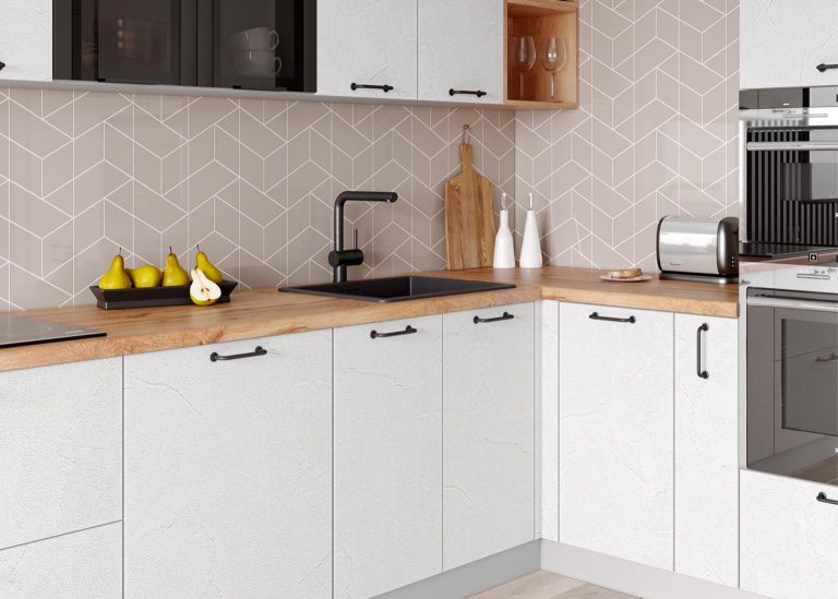 Модульная Кухня Лофт МДФ Штукатурка белая ДСВ Парк Мебели