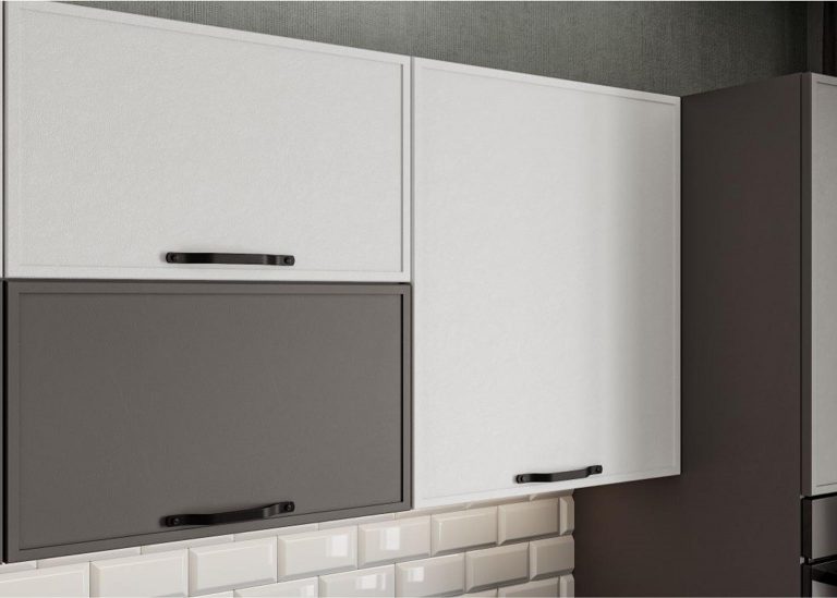 Модульная Кухня Марта МДФ Белый скин Графит ДСВ Парк Мебели