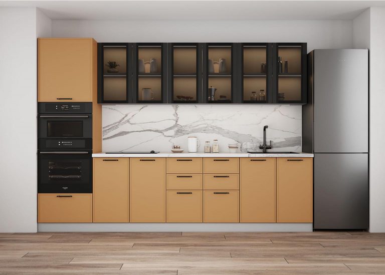 Модульная Кухня Марта МДФ Горчица скин ДСВ Парк Мебели