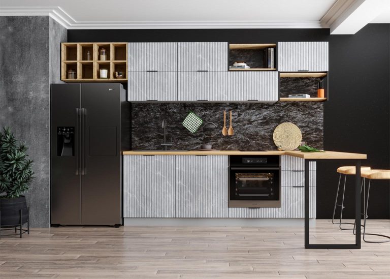 Модульная Кухня Монца МДФ Гранит Маус ДСВ Парк Мебели