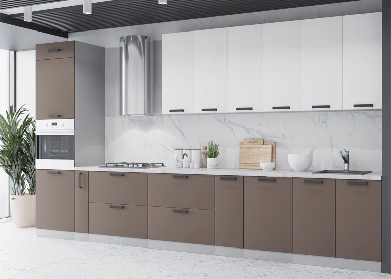 Модульная Кухня Ройс МДФ Грей софт Белый ДСВ Парк Мебели