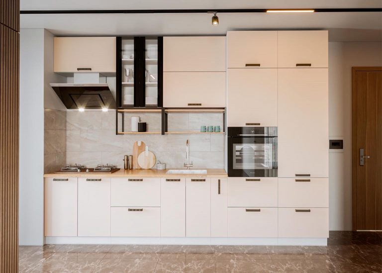 Модульная Кухня Ройс МДФ Ваниль софт ДСВ Парк Мебели